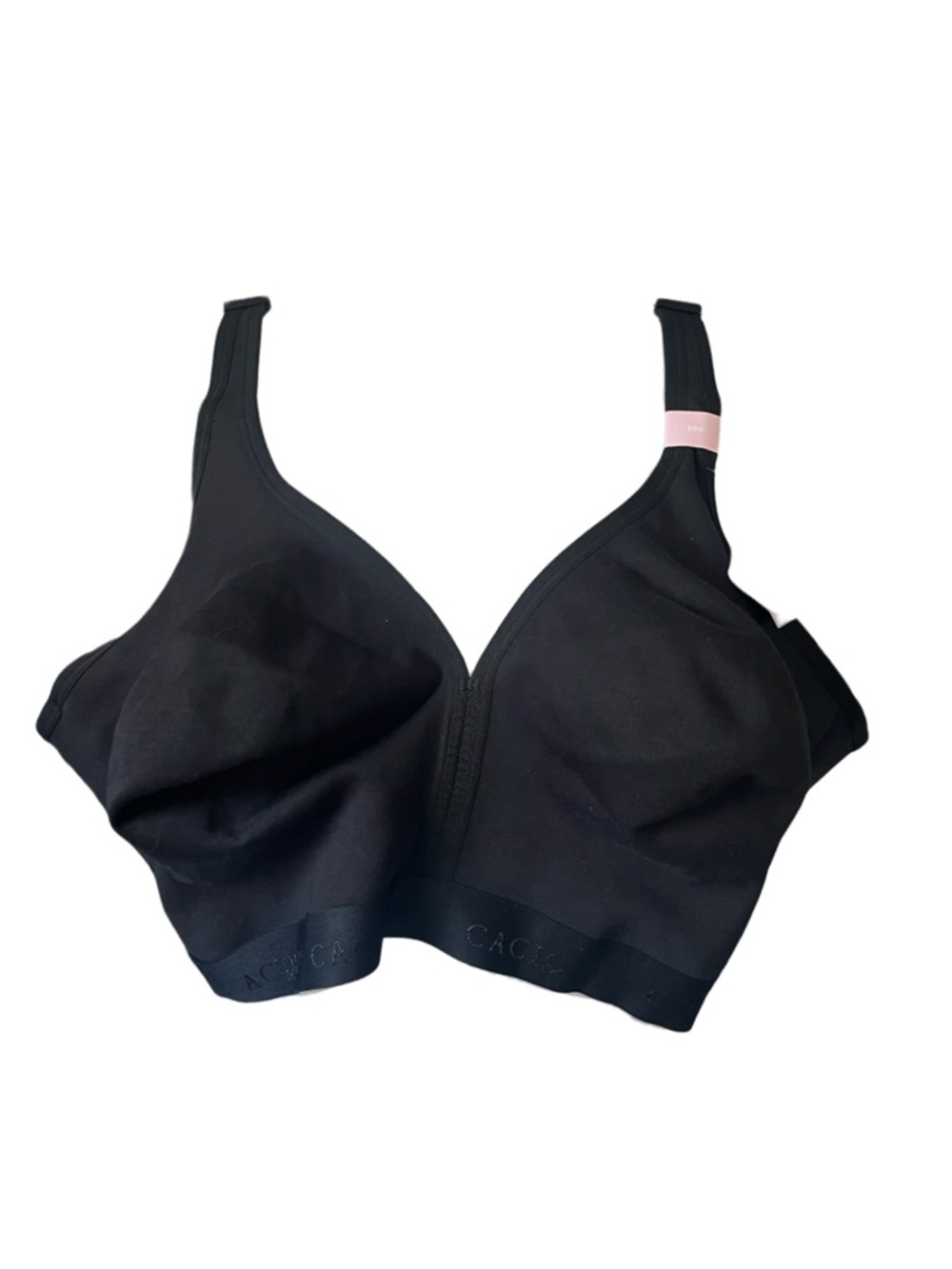NEW Cacique Unlined Full Coverage No Wire Bra Black Classic Size 50D